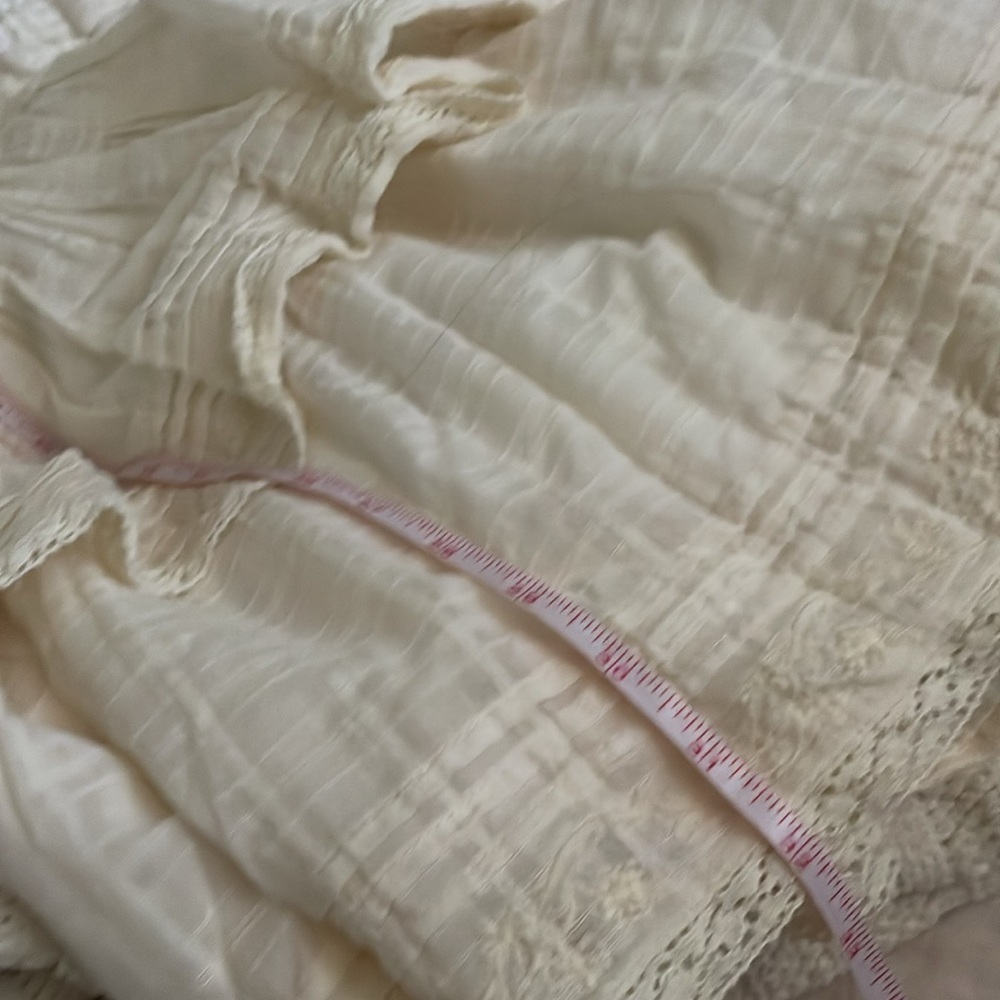 American Eagle Outfitters Cream Long Sleeve Mini Dress - Picture 8 of 8